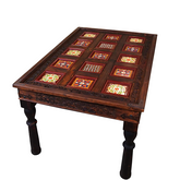 AKBARI PANEL DINNING TABLE 6 PERSON